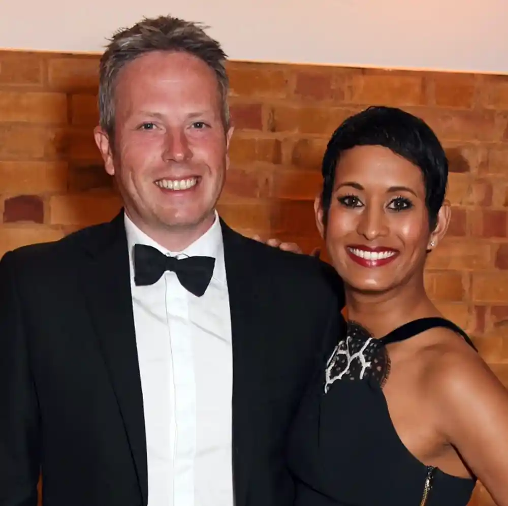 Naga Munchetty, husband James Haggar