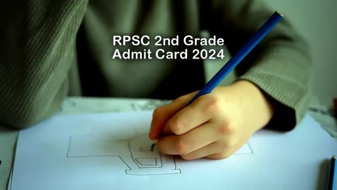 RPSC 2nd Grade Admit Card 2024