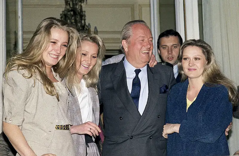 Jean-Marie Le Pen Family Photo