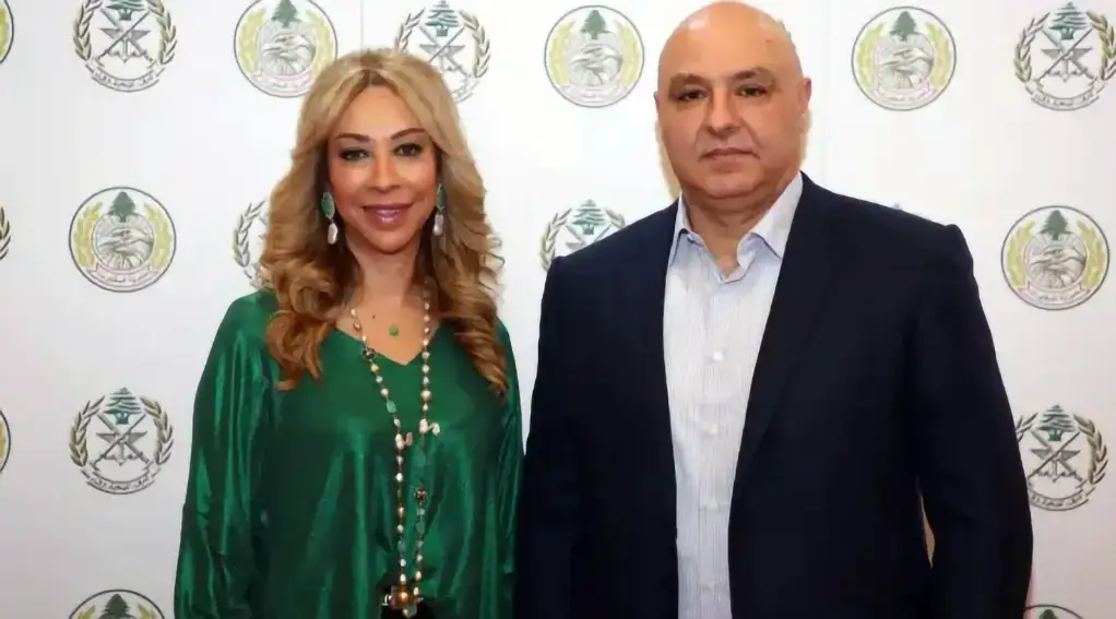 Joseph Aoun and wife Nehmat Nehmeh