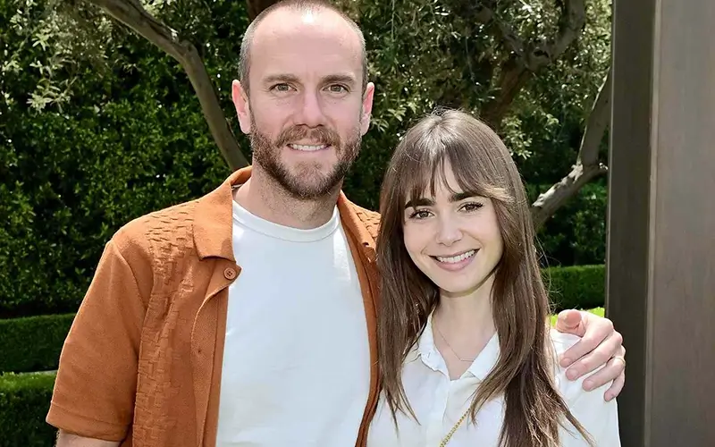 Lily Collins and Charlie McDowell