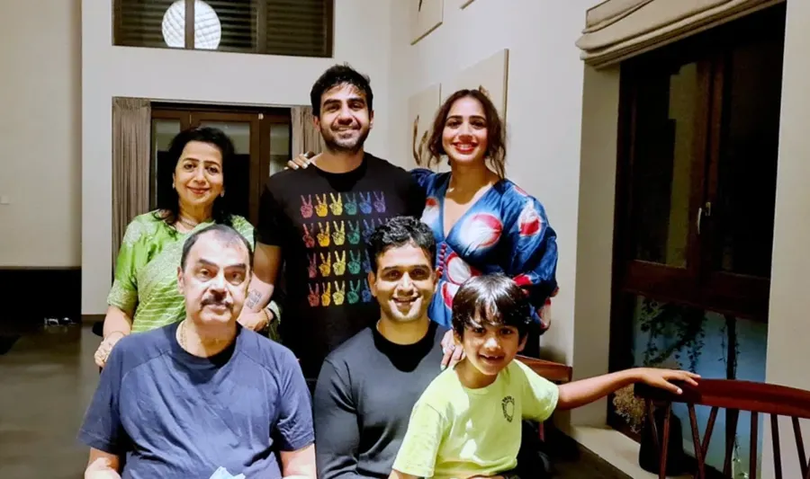 Nithin Kamath Family Photo