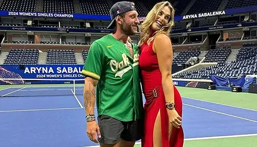 Aryna Sabalenka and Georgios Frangulis