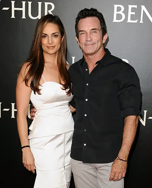 Jeff Probst and Lisa Ann Russell