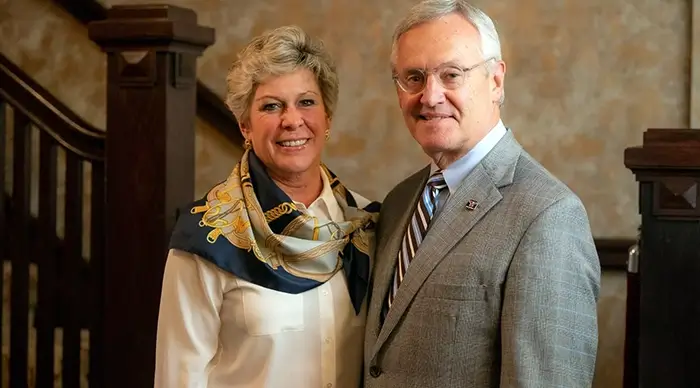 Jim Tressel and Ellen Watson