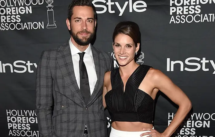 Zachary Levi and actress Missy Peregrym